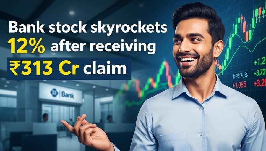 Bank Stock Jump 12 Percente With 313 Cr Claim