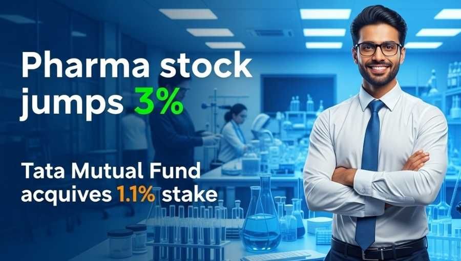 Pharma Stock Jump Tata Mutual Funds Buy Stake