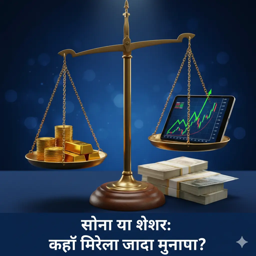 लेख का शीर्षक: सोना या शेयर बाजार: निवेश के लिए कौन सा विकल्प है सबसे बेहतर?