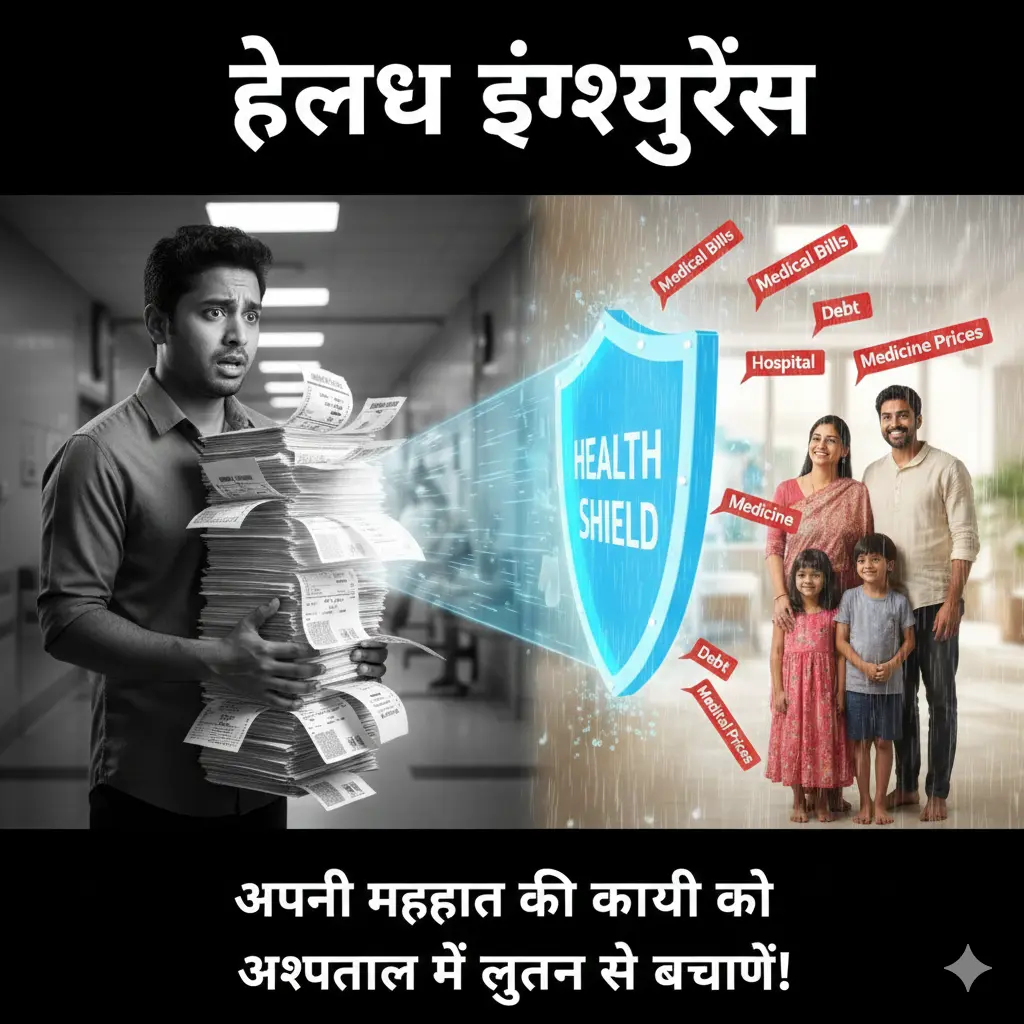 लेख का शीर्षक: हेल्थ इंश्योरेंस: आपकी बचत का बॉडीगार्ड—जानें क्यों केवल ऑफिस का बीमा काफी नहीं है?