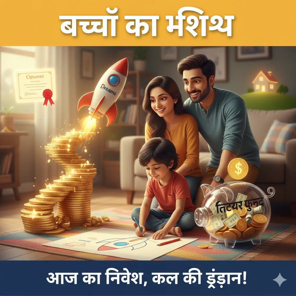 लेख का शीर्षक: बच्चों की पढ़ाई और शादी का खर्च: करोड़ों का फंड बनाने के लिए आज ही शुरू करें ये 3 निवेश!