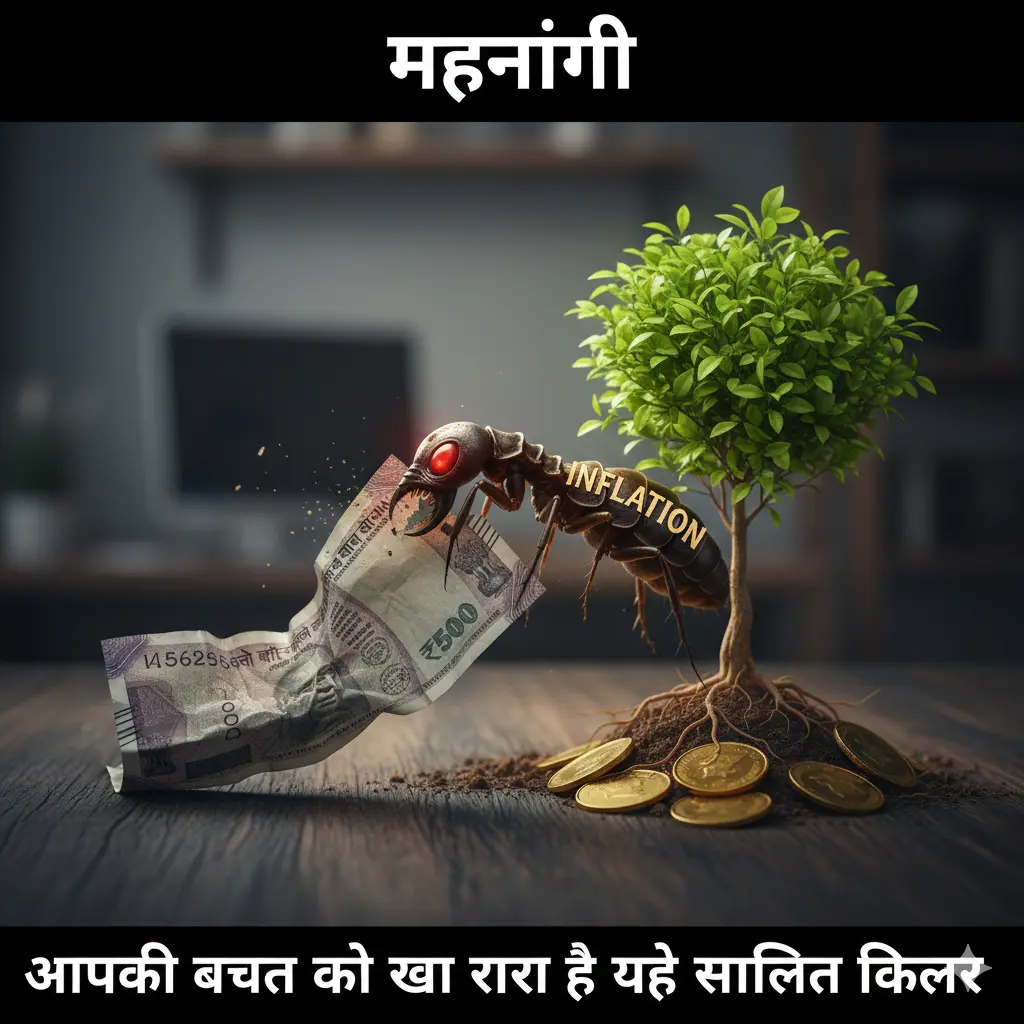 लेख का शीर्षक: महंगाई (Inflation): आपकी बचत का 'साइलेंट किलर'—जानें कैसे बचाएं अपने पैसे की वैल्यू?