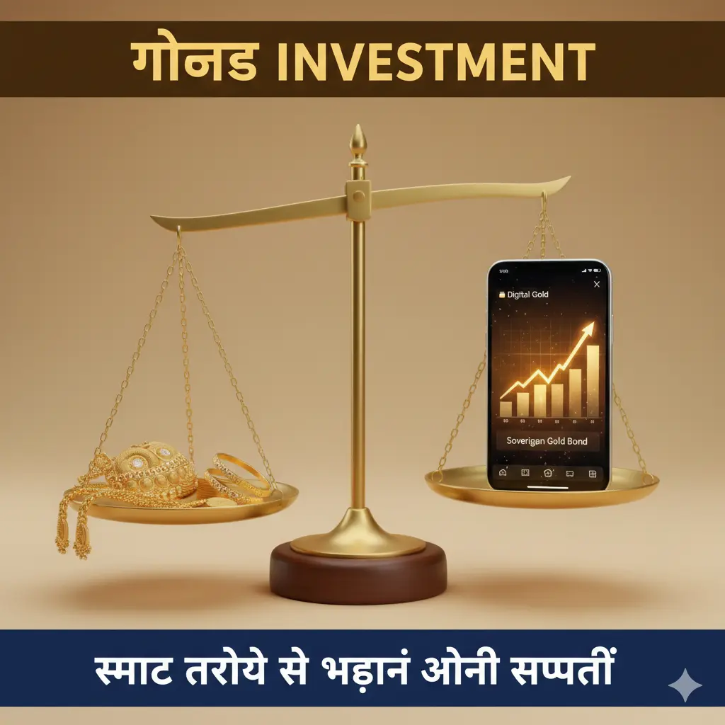 लेख का शीर्षक: सोने में निवेश कैसे करें? ज्वेलरी, गोल्ड बॉन्ड या डिजिटल गोल्ड—क्या है आपके लिए सबसे बेहतर?