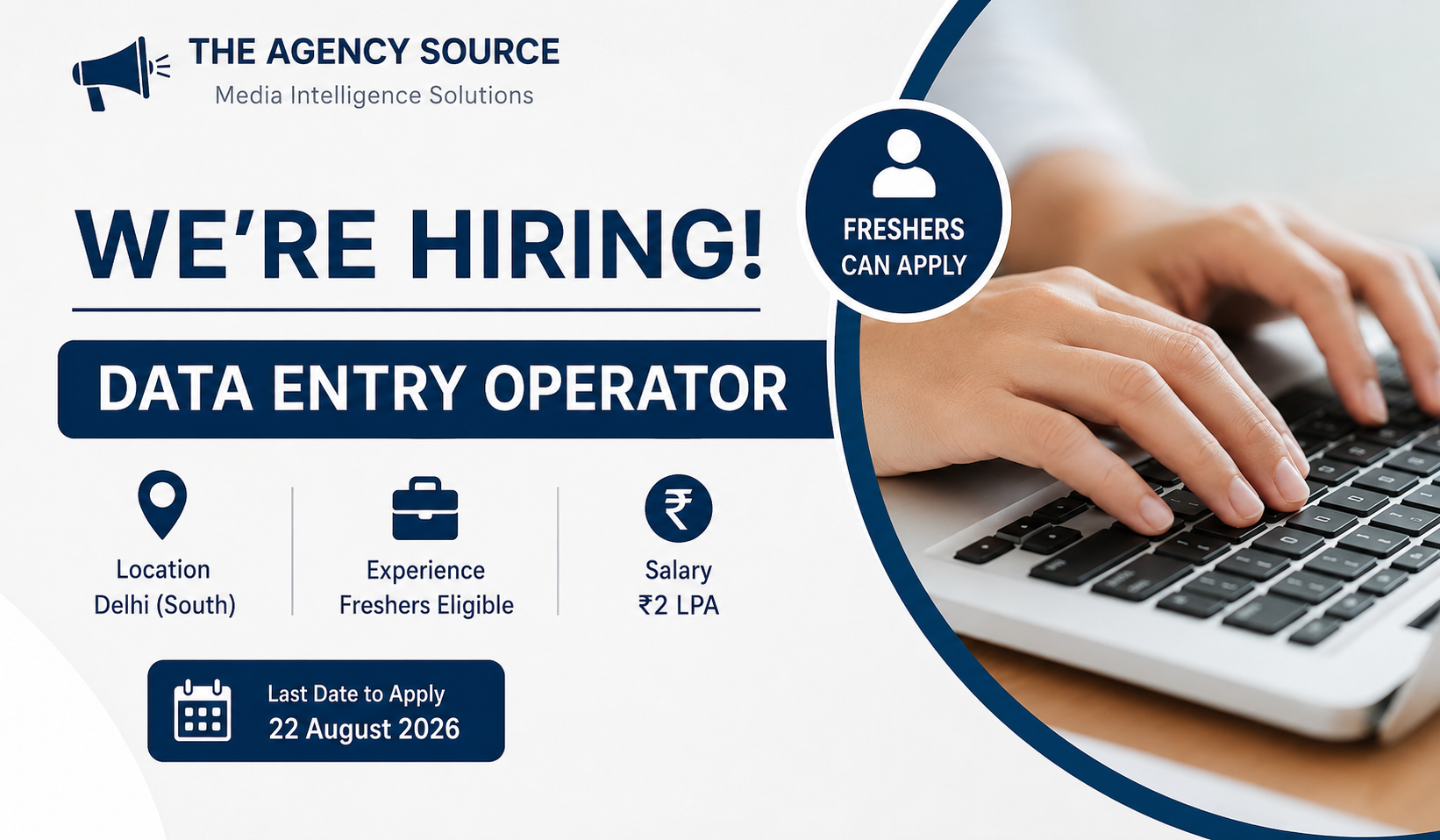 Data Entry Operator Recruitment 2026